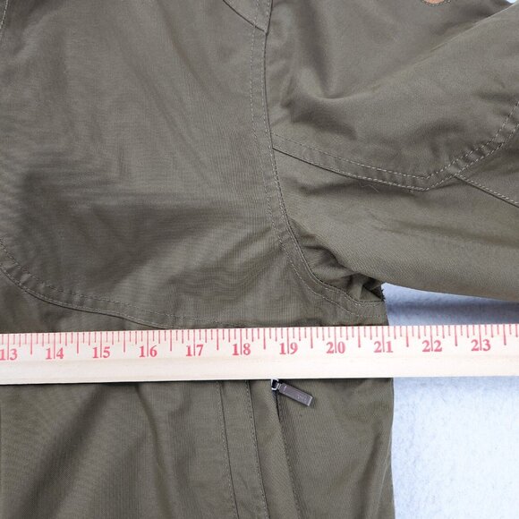 Eddie Bauer Jacket Mens Small Green Sport Shop Weather Edge Hooded Field Utility - Picture 8 of 16
